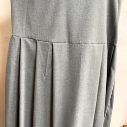 《大きいサイズ》ベーシックなジャンパースカート ＬＬ　１３号 杢グレー　 12枚目の画像