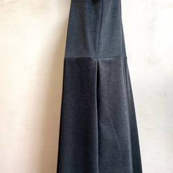 《大きいサイズ》コーデュロイのベーシックなジャンパースカート ＬＬ　１３号 チャコールグレー 10枚目の画像