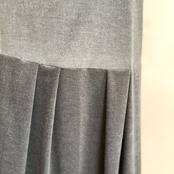 《大きいサイズ》コーデュロイのベーシックなジャンパースカート ＬＬ　１３号 チャコールグレー 9枚目の画像