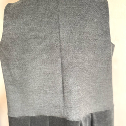 《大きいサイズ》コーデュロイのベーシックなジャンパースカート ＬＬ　１３号 チャコールグレー 17枚目の画像