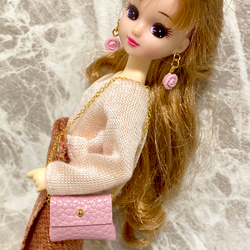リカちゃんピンクバッグセット 2枚目の画像