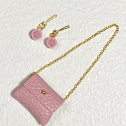 リカちゃんピンクバッグセット 1枚目の画像