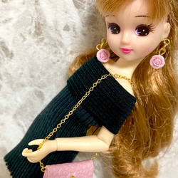 リカちゃんピンクバッグセット 4枚目の画像