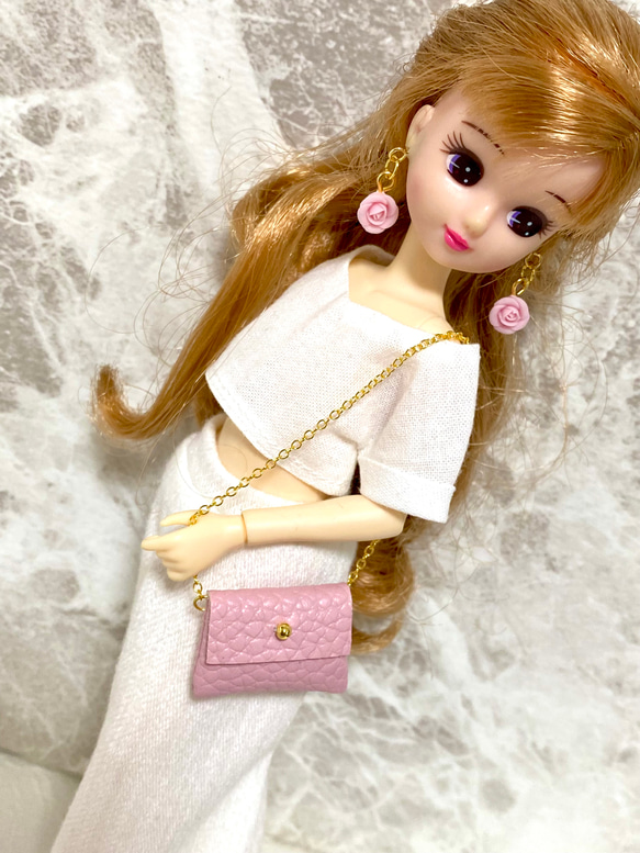 リカちゃんピンクバッグセット 3枚目の画像