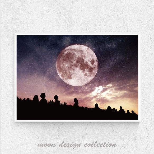 〈月の写真セット〉写真フレーム1点＋写真4枚 8枚目の画像