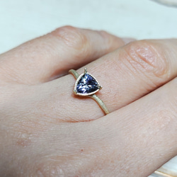 bicolor tanzanite＊K10 ring 5枚目の画像