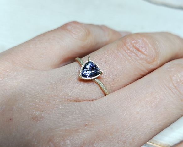 bicolor tanzanite＊K10 ring 5枚目の画像