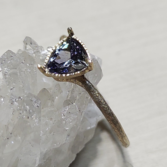 bicolor tanzanite＊K10 ring 4枚目の画像