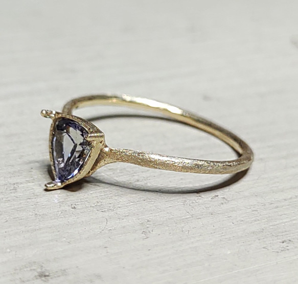 bicolor tanzanite＊K10 ring 11枚目の画像