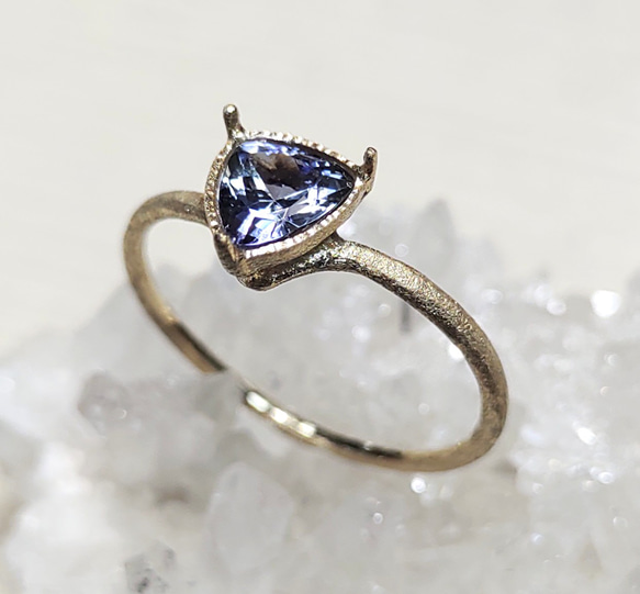 bicolor tanzanite＊K10 ring 1枚目の画像