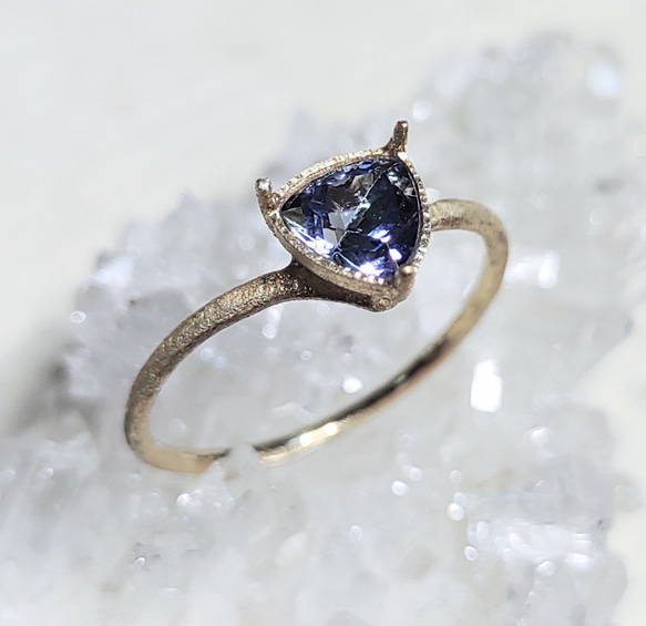 bicolor tanzanite＊K10 ring 3枚目の画像