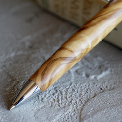 「勝利の木 イタリア産 オリーブ 特上 杢 Pencil 0.5mm」木軸 シャープペン Viriditas 銘木 ペン 2枚目の画像