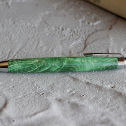 「スタビライズウッド メイプルカーリー 杢  Pencil 0.5mm」木軸シャープペン Viriditas 銘木ペン 4枚目の画像