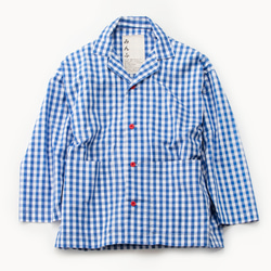 T-02｜NEMAKI SHIRTS　播州織 gingham check 1枚目の画像