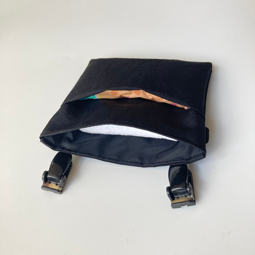 小さめ】オール撥水 ☆ タグが選べる ☆ フタなし 移動ポケット