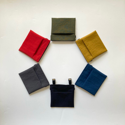 小さめ】オール撥水 ☆ タグが選べる ☆ フタなし 移動ポケット