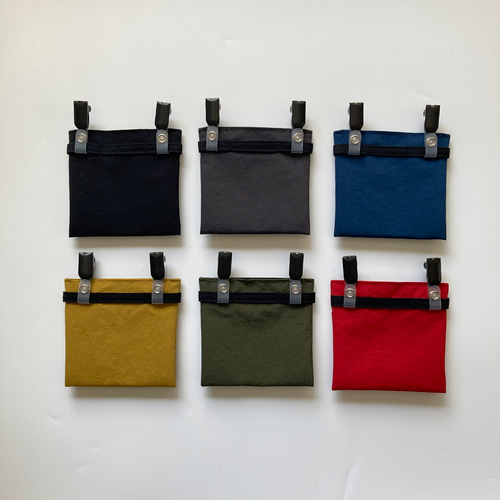 小さめ】オール撥水 ☆ タグが選べる ☆ フタなし 移動ポケット