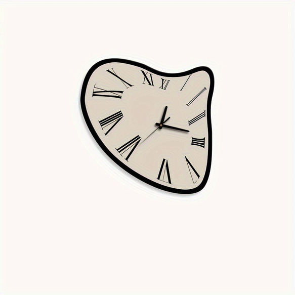 壁掛け 時計 ユニーク おとぎ話 ぐにゃぐにゃ 静音 アナログ おしゃれ かわいい インテリア 北欧 cht-1749 2枚目の画像