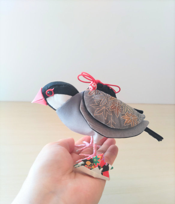 【お一人様1点限り】桜文鳥さんの匂い袋️〈楓〉 3枚目の画像
