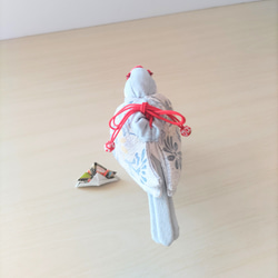 【お一人様1点限り】シルバー文鳥さんの匂い袋️ 4枚目の画像
