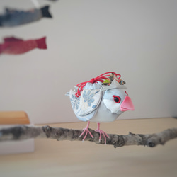 【お一人様1点限り】シルバー文鳥さんの匂い袋️ 1枚目の画像