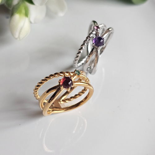 専用！DESTREE デストレー ゴールド 天然石 リング 専用！DESTREE