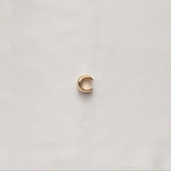 メタル　ミニイヤーカフ　ゴールド　シンプル　片耳用　韓国　メンズ　レディース　小ぶり 6枚目の画像