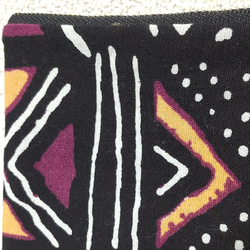 アフリカ布のフラットポーチ(M) 3枚目の画像