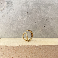 リングセットⒷ おしゃれ 2.0mm 真鍮  BRASS 指輪 リング シンプル デザインリング アクセサリー 3枚目の画像