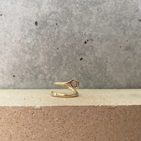 リングセットⒷ おしゃれ 2.0mm 真鍮  BRASS 指輪 リング シンプル デザインリング アクセサリー 2枚目の画像