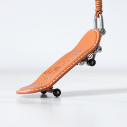 【スケートボード】可愛い 本革レザーチャーム 鞄のチャーム　 5枚目の画像