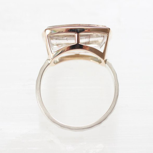 まの高品質希少ピンクファイヤークォーツ1点物☓スモーキークォーツリング3点 まの高品質希少ピンクファイヤークォーツ1点物☓スモーキークォーツ