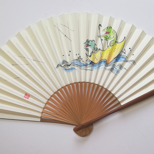 クラブニンテンドー景品 キャラクター絵扇子 任天堂 扇子（水中コース） | 任天堂販売株式会社ホームページ