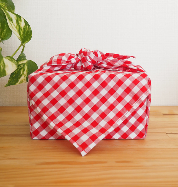 ギンガムチェックのふろしき/風呂敷/お弁当包みに 弁当袋・風呂敷