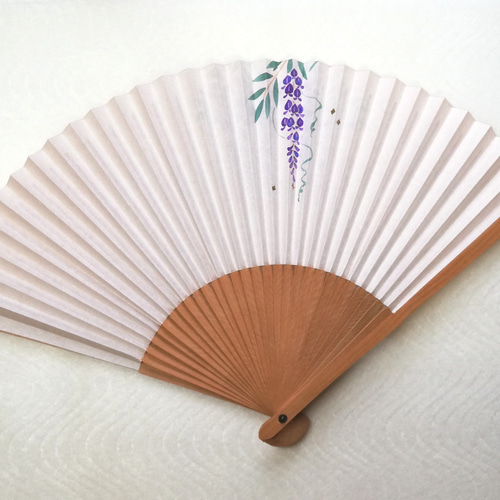白檀扇子 趣 -omomuki- <藤> 京扇子 その他ファッション雑貨
