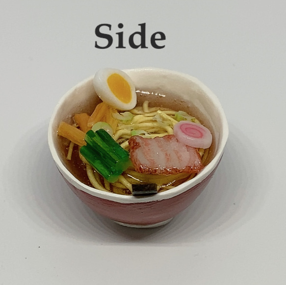 なつかしい中華屋さんの　しょうゆラーメン（ラーメンシリーズ）　ミニチュア 6枚目の画像