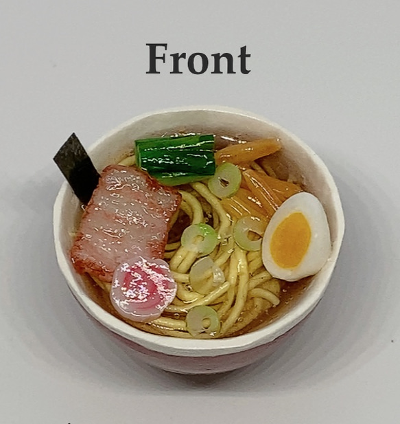 なつかしい中華屋さんの　しょうゆラーメン（ラーメンシリーズ）　ミニチュア 3枚目の画像