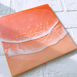 エポキシレジンの海、海のアート、海のレジンアートです　大人気海のパネルです 3枚目の画像