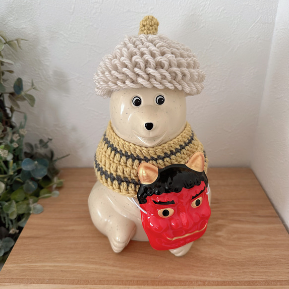 しろくま貯金箱小物＊節分 その他置物 Felice* 通販 17466003｜Creema