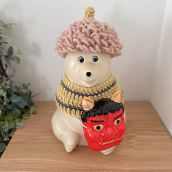 しろくま貯金箱小物＊ひまわりセット その他インテリア雑貨 Felice