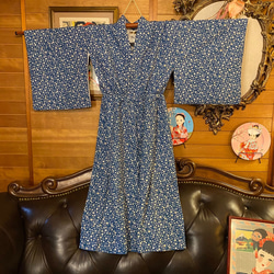 着物 洗える 化繊 ワンピース ドレス ハンドメイド リメイク 帯サッシュベルト KW-335 6枚目の画像