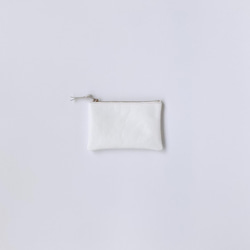 手に馴染むレザーポーチ　「Tha phae pouch (Sサイズ / white)」 2枚目の画像