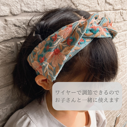 ＊handmade＊no.111 ターバン　ヘアバンド Amazon | [CHARM] 2way ヘアバンド (Lサイズ/男女兼用/クリーム