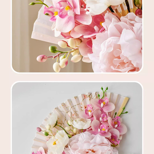 結婚式 花嫁 花を手に持つ アーティフィシャルフラワー “造花