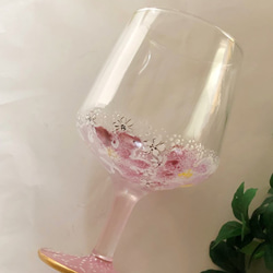 使い勝手のいいワイングラス・お花ふわりP 6枚目の画像