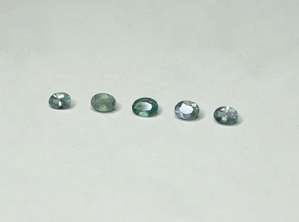 一点もの k18 Alexandrite pentad リング No.4/ 受注制作 7枚目の画像