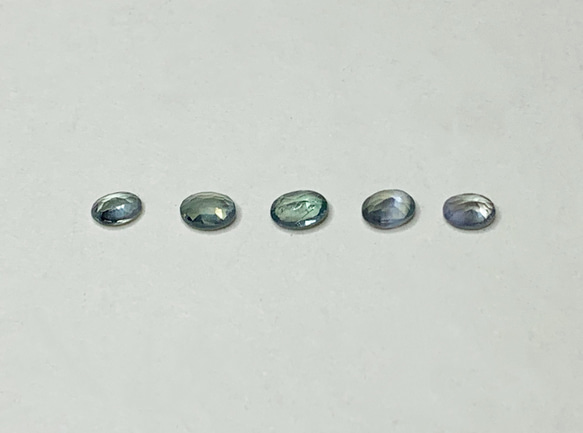 一点もの k18 Alexandrite pentad リング No.4/ 受注制作 9枚目の画像