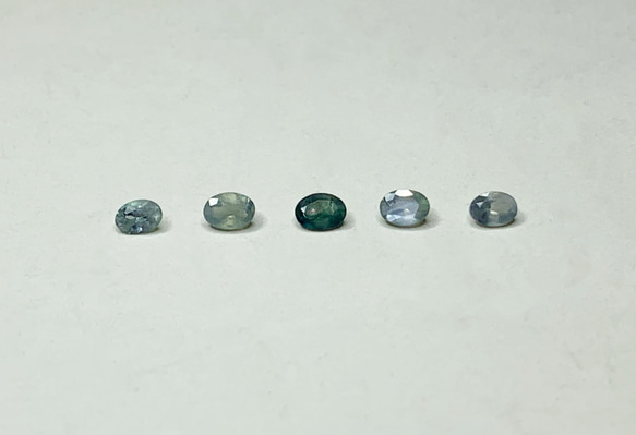 一点もの k18 Alexandrite pentad リング No.4/ 受注制作 5枚目の画像