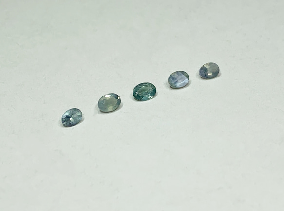 一点もの k18 Alexandrite pentad リング No.4/ 受注制作 8枚目の画像