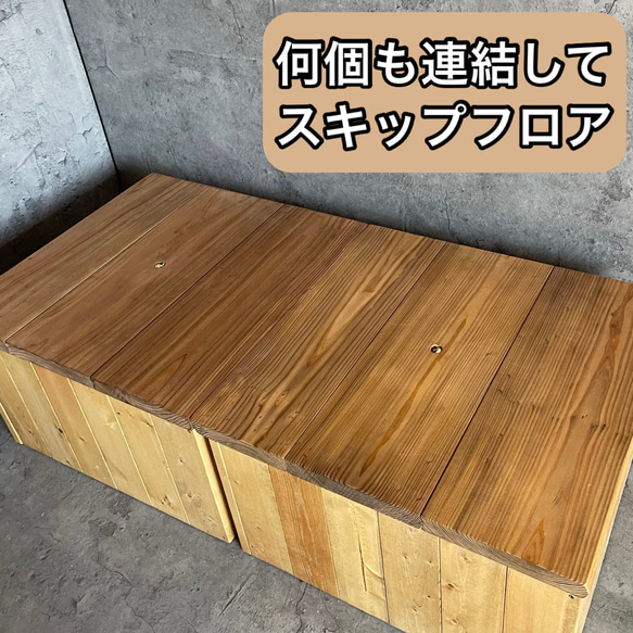 【どこでも子供部屋BOX】開けば勉強机にもなるランドセルや教科書など学校の用意が全部入る収納ボックス！デスク&スツール 10枚目の画像